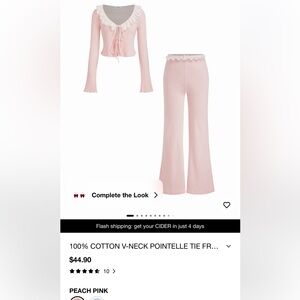 Cider Soft Pink loungewear set